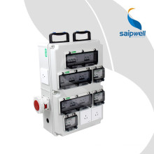 SAIP/SAIPWELL de alta qualidade portátil IP66 380V Caixa de soquete de energia à prova d&#39;água de saída 220V